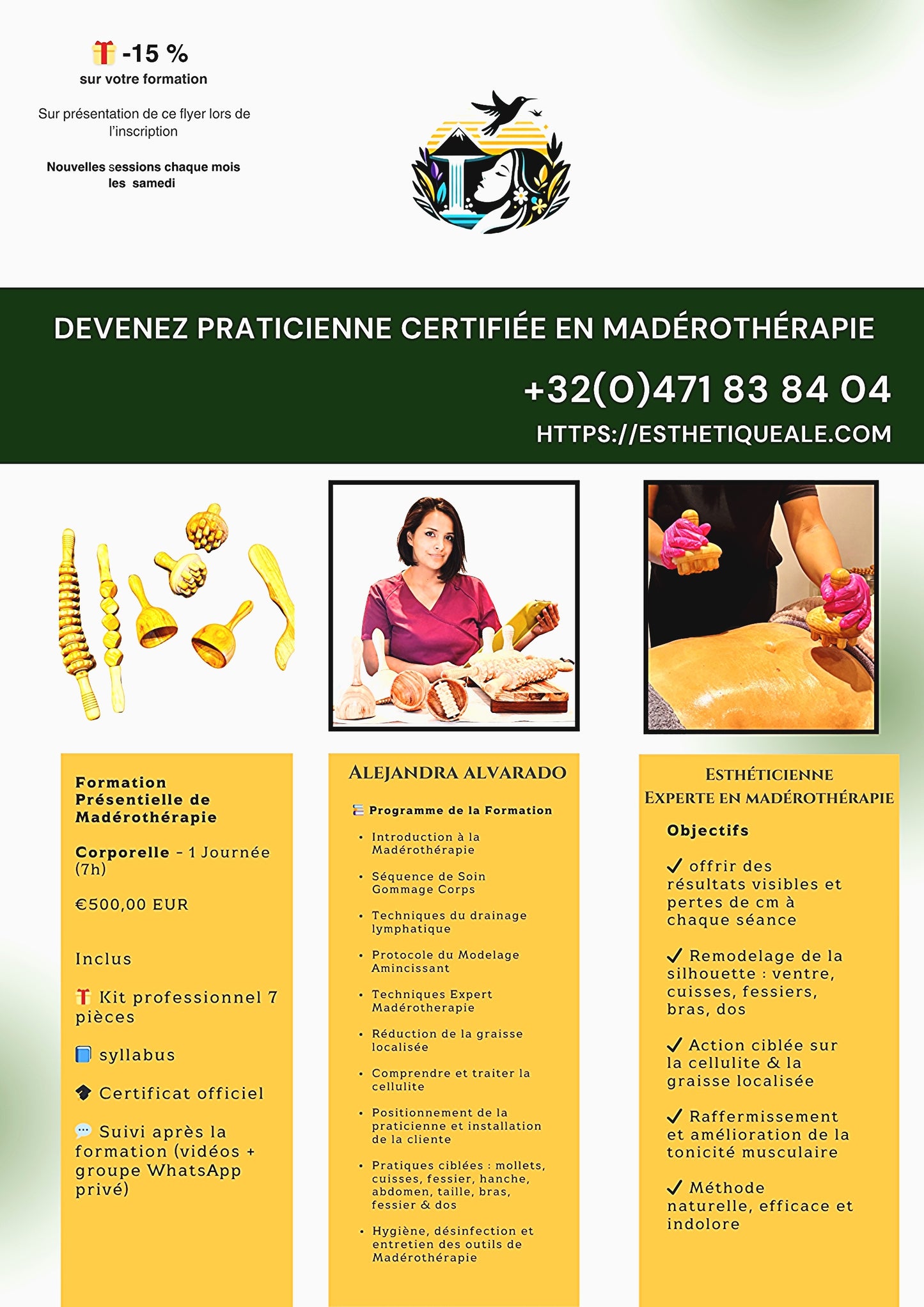 Formation Présentielle de Madérothérapie Corporelle - 2 Journée (14h)