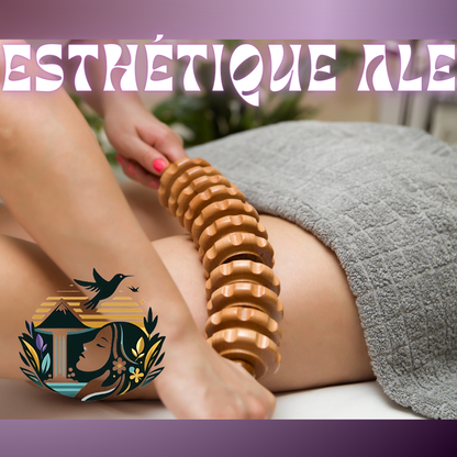 MadérothérapieAmincissement visible et perte de centimètres Cellulite et peau d'orange réduites Peau raffermie et tonifiée Circulation sanguine et lymphatique améliorée Drainage des toxines et des liquides stagnants Sensation de légèreté et bien-être