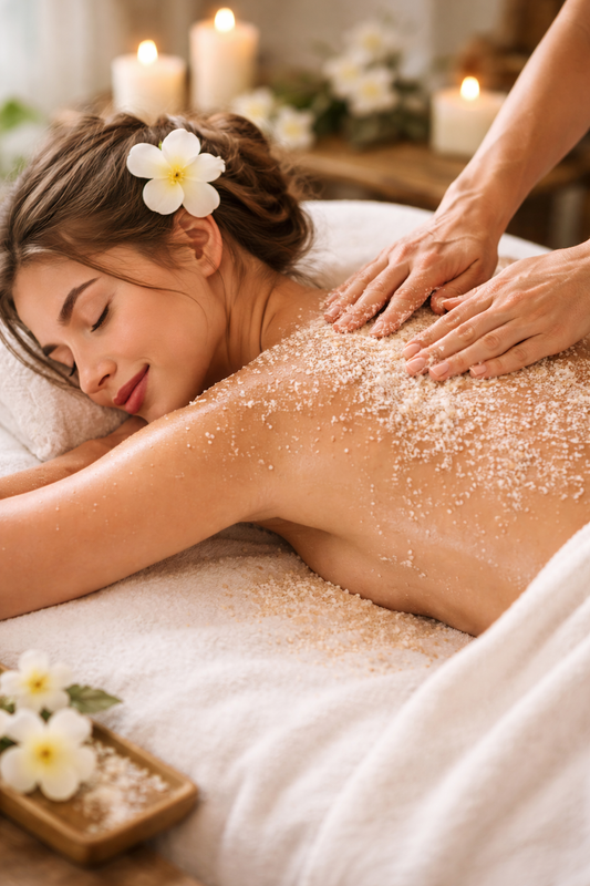 Pause Détox Gommage & Cupping Dos + Pierres chaudes– 60 min - Spécial Femmes